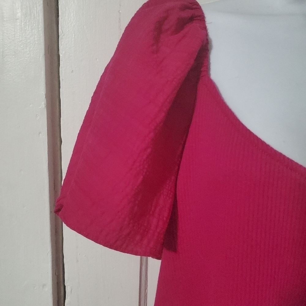 Ava & Viv Flutter Short Sleeve Ribbed Top - Picture 5 of 11